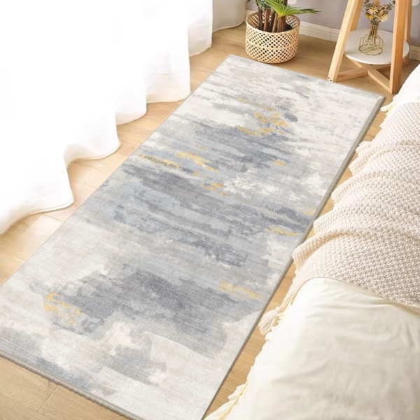 LESTER Modern Elegance Rug – Blue Gold